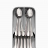 Joseph Joseph 85119 Cutlery Organizer, 5 Compartments, BPA-Free, Plastic, Gray