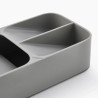 Joseph Joseph 85119 Cutlery Organizer, 5 Compartments, BPA-Free, Plastic, Gray