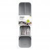 Joseph Joseph 85119 Cutlery Organizer, 5 Compartments, BPA-Free, Plastic, Gray