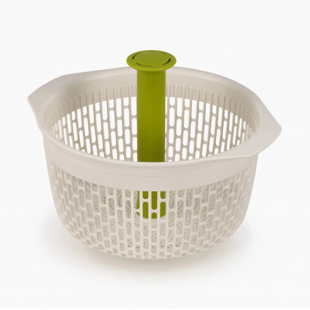 Joseph Joseph 2-in-1 Salad Spinner and Colander 20185, White/Green