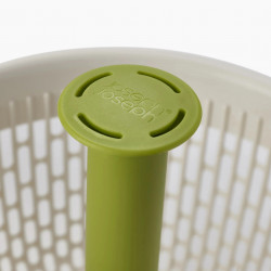Joseph Joseph 2-in-1 Salad Spinner and Colander 20185, White/Green