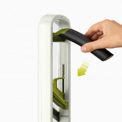 Joseph Joseph 20186 Grater, Stainless Steel, Non-Slip Feet, Stainless Steel, 3 Grating Settings, Multicolored