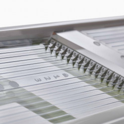 Joseph Joseph 20186 Grater, Stainless Steel, Non-Slip Feet, Stainless Steel, 3 Grating Settings, Multicolored