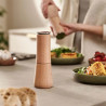 Joseph Joseph Pepper Mill 20190, 19x7x7 cm, Stainless Steel, Ceramic Grinding Mechanism, Bamboo, Brown