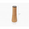 Joseph Joseph Pepper Mill 20190, 19x7x7 cm, Stainless Steel, Ceramic Grinding Mechanism, Bamboo, Brown