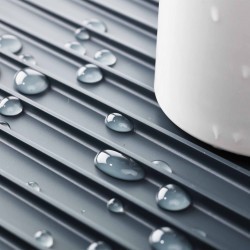 Joseph Joseph 85084 Two-Tier Dish Rack, Drain Spout, Cutlery Holder, Gray