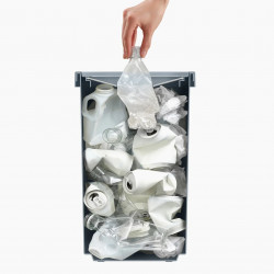 Joseph Joseph 30111 Waste Bin, 32 L, One-Way Lids, Light Blue