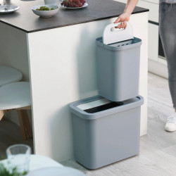 Joseph Joseph 30112 Waste Bin Set, 46 L, 2 Compartments, Light Blue