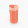 Joseph Joseph Sipp 81131 Insulated Cup, Leak-Proof Lid, 454 ml, BPA-Free, Polypropylene, Coral