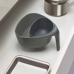 Joseh Joseph Nest 40094 szűrőszűrő, 2 db, Ergonomikus fogantyú, BPA mentes, Szürke