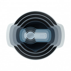 Joseph Joseph 40101 Bowl Set, 9 pieces, Space-saving design, BPA-free, Light blue