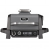 Ninja OG701EU Electric Smoker Grill, 2400W, Up to 260°C, Internal Amino Ceramic Coating, Woodfire, Gray