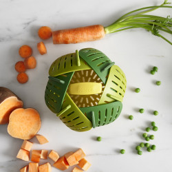 Joseh Joseph Bloom 45030 Steamer, Foldable, BPA-Free, Green