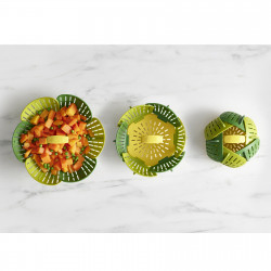 Joseh Joseph Bloom 45030 Steamer, Foldable, BPA-Free, Green