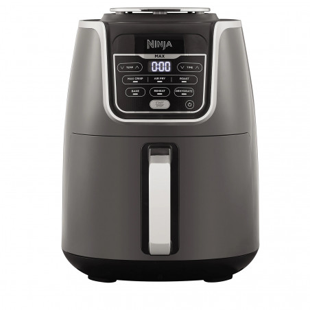 Ninja AF160EU Hot Air Fryer, 1750W, 5.2 L, 6 Programs, Max Crisp, Gray
