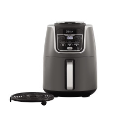 Ninja AF160EU Hot Air Fryer, 1750W, 5.2 L, 6 Programs, Max Crisp, Gray