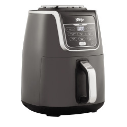 Ninja AF160EU Hot Air Fryer, 1750W, 5.2 L, 6 Programs, Max Crisp, Gray