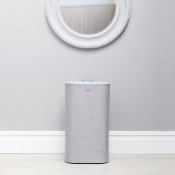 Joseph Joseph Laundry Basket 50001, 60 L, Carrying Handles, 2 Compartments, Gray