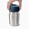 Joseph Joseph Sipp 81125 Insulated Cup, Leak-Proof Lid, 340 ml, BPA-Free, Stainless Steel, Stainless Steel/Blue