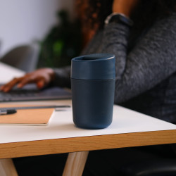 Joseph Joseph Sipp 81124 Insulated Cup, Leak-Proof Lid, 340 ml, BPA-Free, Polypropylene, Blue