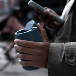 Joseph Joseph Sipp 81124 Insulated Cup, Leak-Proof Lid, 340 ml, BPA-Free, Polypropylene, Blue