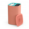 Joseph Joseph Laundry Basket 50026, 71 x 39.5 x 39.5 cm, 60 L, Carrying Handles, 2 Compartments, Coral