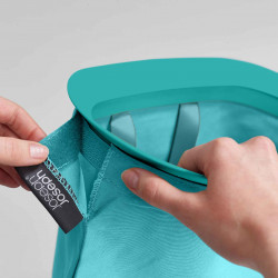 Joseph Joseph Laundry Basket 50026, 71 x 39.5 x 39.5 cm, 60 L, Carrying Handles, 2 Compartments, Coral