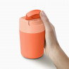 Thermos Joseph Joseph Sipp 81123, Capac etansare, 340 ml, Fara BPA, Coral