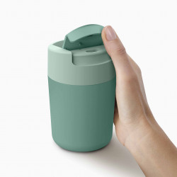 Thermos Joseph Joseph Sipp 81122, Capac de etansare, 340 ml, Fara BPA, Verde