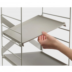 Joseph Joseph Level 55008 Adjustable Shoe Rack, 51.2 x 26 x 35 cm, Wall-Mounted, Beige