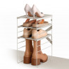 Joseph Joseph Level 55008 Adjustable Shoe Rack, 51.2 x 26 x 35 cm, Wall-Mounted, Beige