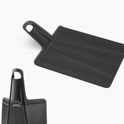 Joseph Joseph Chop2Pot Cutting Board 60202, 37.5 x 21 cm, Foldable, Hook, Black