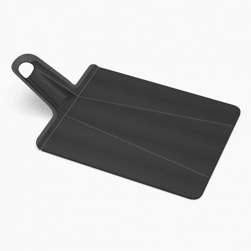 Joseph Joseph Chop2Pot Cutting Board 60202, 37.5 x 21 cm, Foldable, Hook, Black