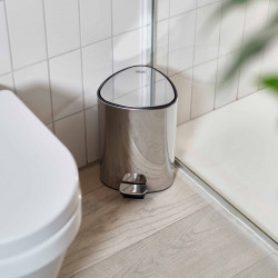 Joseph Joseph 70596 Waste Bin, 5 L, Bag Holder, Stainless Steel