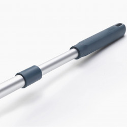 Joseph Joseph 65002 Broom with Wall Mount, 93.6 x 25.6 x 7.8 cm, Non-Slip Handle, Cleaning Comb, Blue