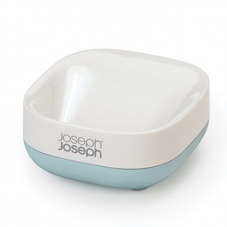 Joseph Joseph Slim Soap Dish 70502, Drain Hole, Blue/White