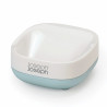 Joseph Joseph Slim Soap Dish 70502, Drain Hole, Blue/White