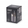 Joseph Joseph EasyStore Luxe Toothbrush Holder 70580, Detachable, Stainless Steel, Gray/Stainless Steel