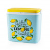 Lada frigorifica ATLANTIC Lemons, 24 litri, Pasiv, Racire, fara BPA, Multicolor