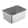 Rosberg R51222K3210 Baking Pan, 32x22x10 cm, Stainless Steel, Rectangular, Inox