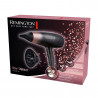 Remington D5305 Rose Shimmer Hair Dryer, 2200W, Ionization, 110 km/h airflow, Cool Shot, Black/Pink