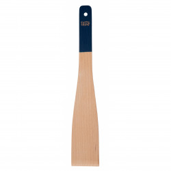Tasty Wooden Spatula 678227, 28.8 x 5 cm, Hanging Hole, Wood, Blue/Brown