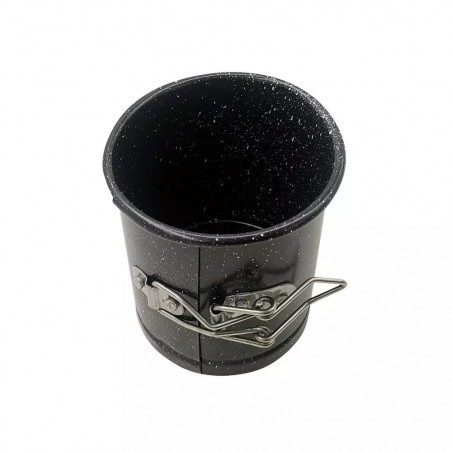 Kinghoff KH 1787 Springform Pan, 8–28 cm, Expandable Sides, Marble Finish, Stainless Steel, Black