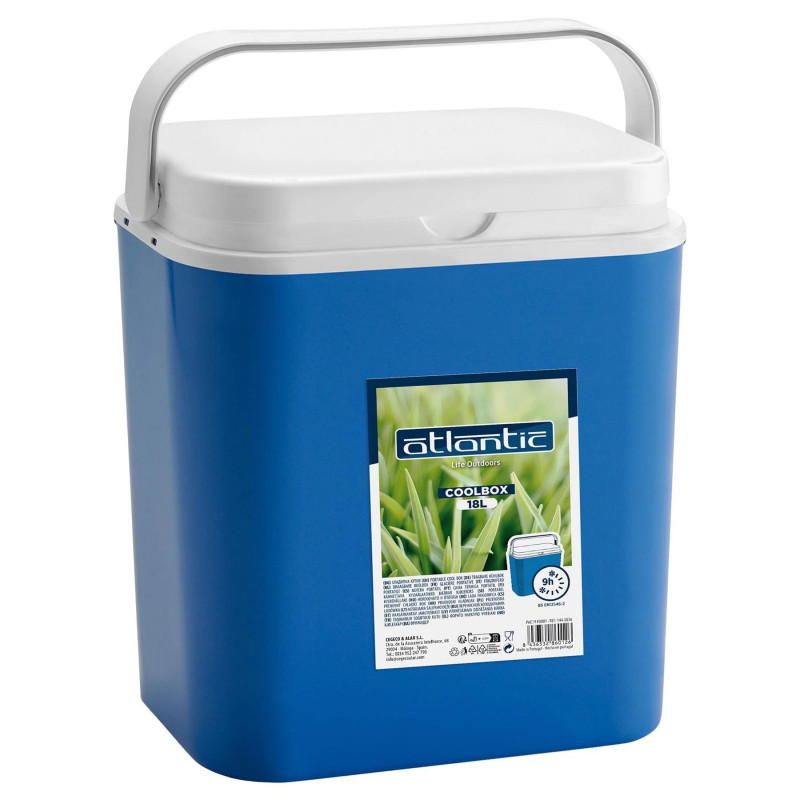ATLANTIC Cooler, 18 liters, Passive, Cooling, BPA-free, Blue