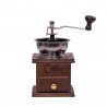 Rosberg R51172M Coffee Grinder, Manual, Ceramic Grinding Mechanism, Metal and Wood Housing, Brown
