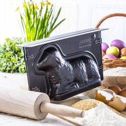 Zenker 9101 "Lamb" Baking Pan, 900 ml, Teflon, Black