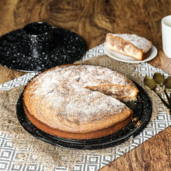 Kinghoff KH 1779 Cake and Cupcake Pan, 26 cm, Springform, Stainless Steel, Black