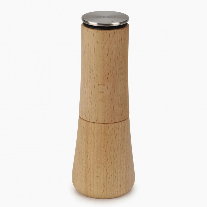 Joseph Joseph Salt Grinder 20191, 19x7x7 cm, Ceramic mechanism, Stainless steel, Bamboo, Brown
