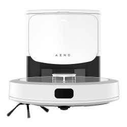 Aeno RC4S ARC0004S Robot Vacuum Cleaner, 5200 mAh, 4000 Pa, 300 m², 300 ml, Voice Control, Dry and Wet Cleaning, Mapping, Cleaning Schedule, White