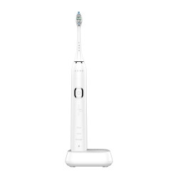 AENO DB3 ADB0003 Electric Sonic Toothbrush, 46,000 rpm, IPX 7, 4 brush heads, 3 modes, 3 speeds, Up to 40 days on a single charge, White